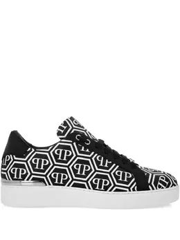 Philipp Plein: Чёрные кроссовки 