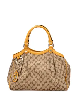 Gucci Pre-Owned: Коричневая сумка-шоппер 