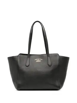 Gucci Pre-Owned: Чёрная сумка-шоппер 