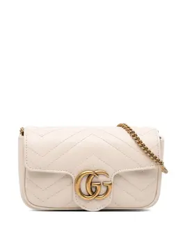 Gucci Pre-Owned: Белая сумка через плечо 