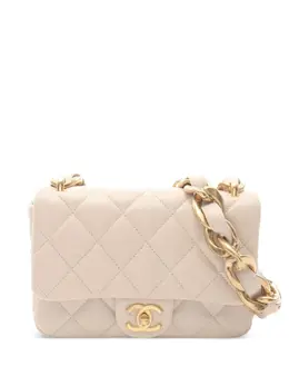 CHANEL Pre-Owned: Коричневая сумка 