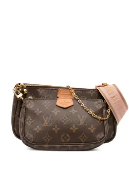 Louis Vuitton Pre-Owned: Коричневая сумка 