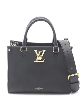 Louis Vuitton Pre-Owned: Чёрная сумка-шоппер 