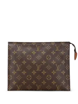 Louis Vuitton Pre-Owned: Коричневый клатч 