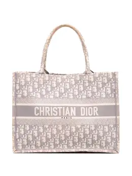 Christian Dior Pre-Owned: Серая сумка-шоппер 