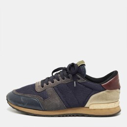 Valentino: Голубые кроссовки  Rockrunner