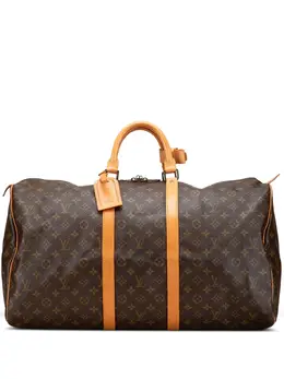 Louis Vuitton Pre-Owned: Коричневая дорожная сумка 