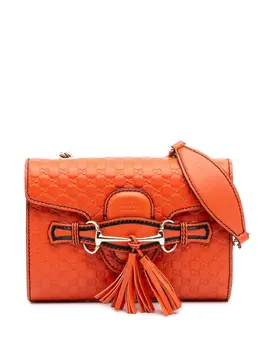 Gucci Pre-Owned: Оранжевая сумка через плечо 