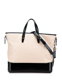 CHANEL Pre-Owned: Коричневая сумка-шоппер 