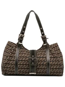 Fendi Pre-Owned: Коричневая сумка 