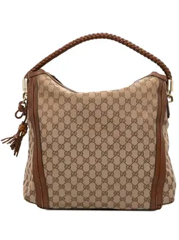Gucci Pre-Owned: Коричневая сумка-шоппер 