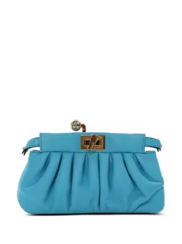 Fendi Pre-Owned: Голубой клатч 