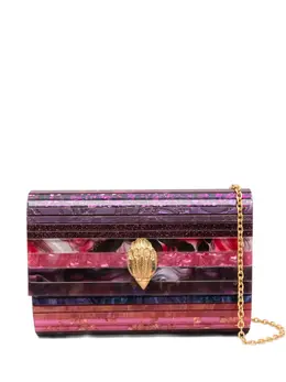 Kurt Geiger London: Розовый клатч 