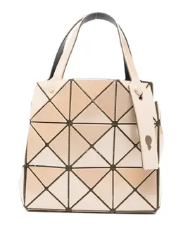 Bao Bao Issey Miyake: Бежевая сумка-шоппер 
