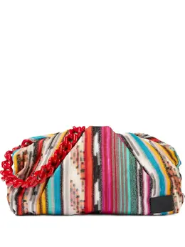 Missoni: Клатч в полоску 