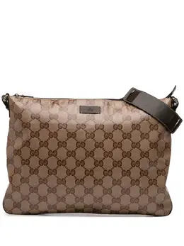Gucci Pre-Owned: Коричневая сумка через плечо 
