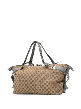 Gucci Pre-Owned: Коричневая сумка-шоппер 