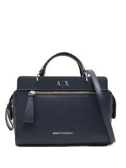 Armani Exchange: Синяя сумка 