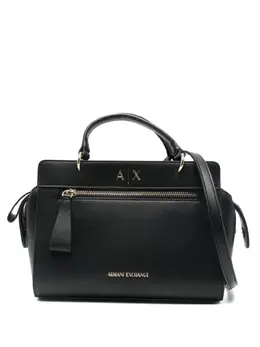 Armani Exchange: Чёрная сумка 