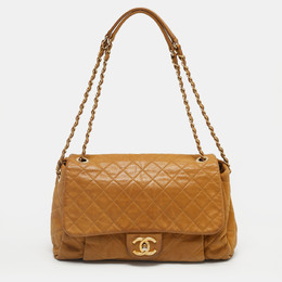 Chanel: Бежевая сумка 