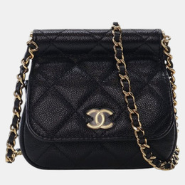 Chanel: Чёрный клатч 