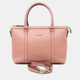 Gucci: Розовая сумка-шоппер 