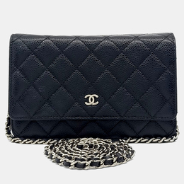 Chanel: Чёрная сумка через плечо 