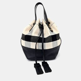Burberry: Чёрная сумка 