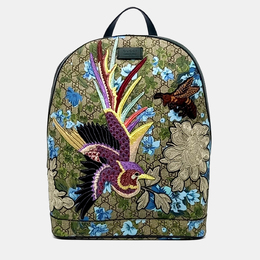 Gucci: Многоцветный рюкзак 