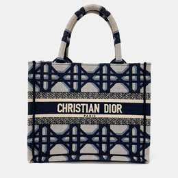 Dior: Голубая сумка-шоппер 