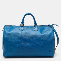 Louis Vuitton: Голубая сумка  Speedy
