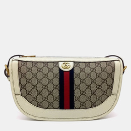 Gucci: Бежевая сумка  Ophidia