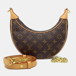 Louis Vuitton: Коричневая сумка 