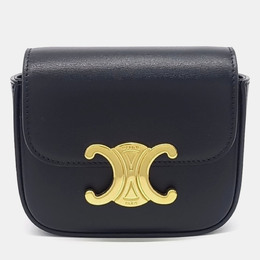 Celine: Чёрная сумка через плечо 