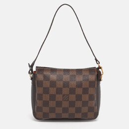 Louis Vuitton: Коричневая сумка  Pochette