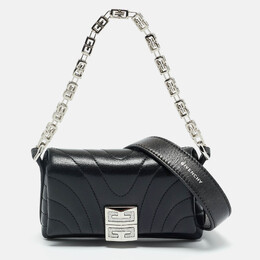 Givenchy: Чёрная сумка через плечо  4G