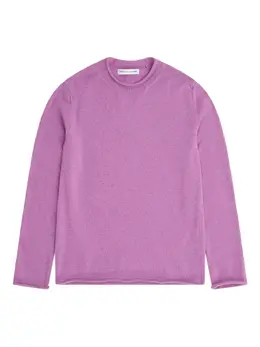 Comme Des Garçons Shirt: Фиолетовый свитер 
