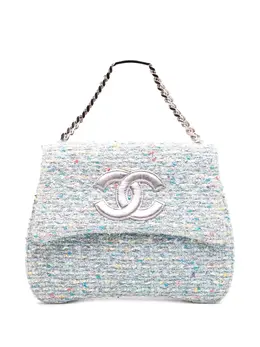 CHANEL Pre-Owned: Серебристая сумка 