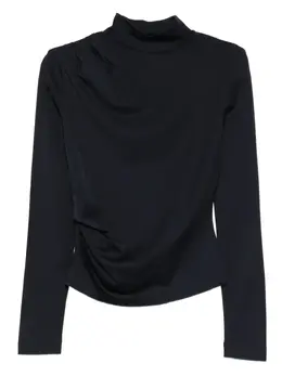 Max Mara: Синяя блуза 