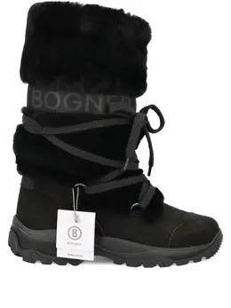 BOGNER: Чёрные ботинки 