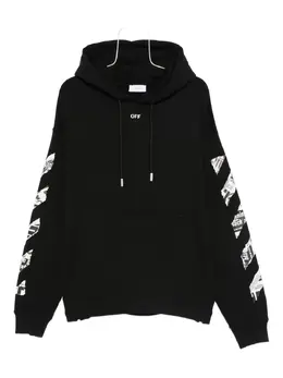 Off-White: Чёрная толстовка  Arrows