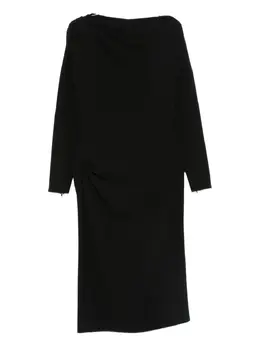Max Mara: Драпированное платье 