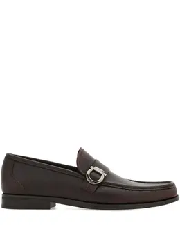 Ferragamo: Тёмные туфли  Gancini