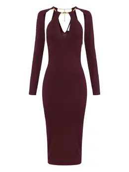 Elisabetta Franchi: Платье миди 