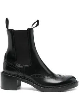 Saint Laurent: Чёрные ботинки 