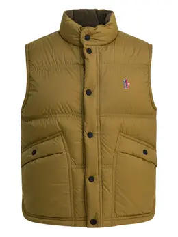 Moncler Grenoble: Бежевый жилет 