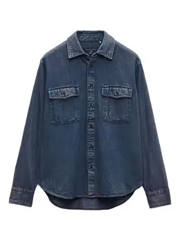 rag & bone: Джинсовая рубашка 