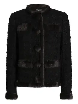 Dolce & Gabbana: Куртка на меху 