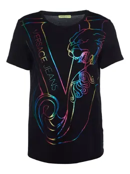 Versace Pre-Owned: Футболка с принтом 