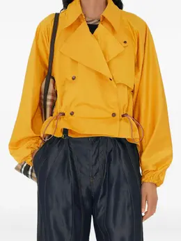 Burberry: Атласный плащ 